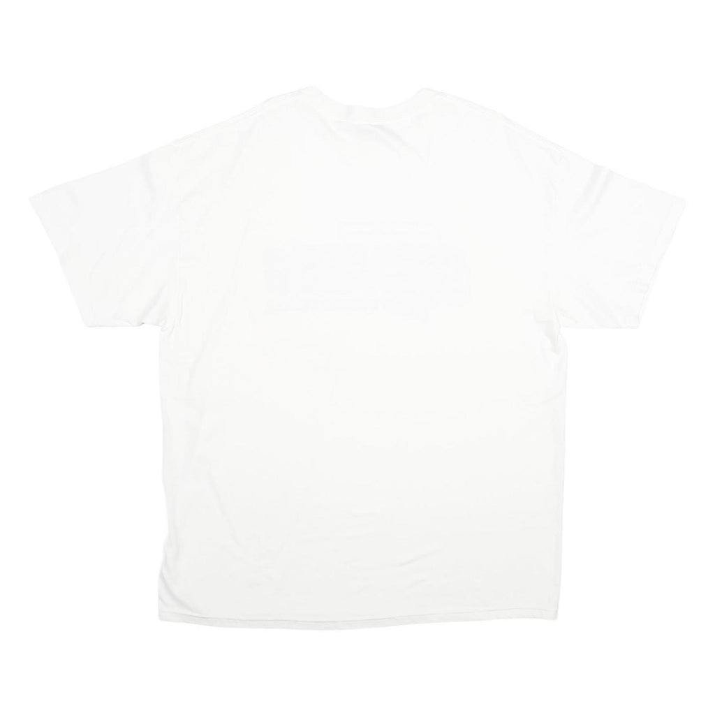 HANES Mens White Wolves Basketball Graphic T-Shirt XL Short Sleeve Crew Neck