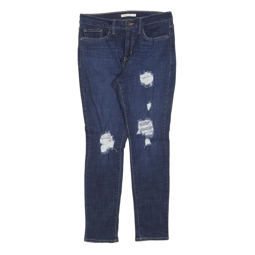 LEVI'S 311 Womens Jeans Blue Slim Skinny Denim W31 L30 Distressed