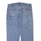 DICKIES Mens Jeans Blue Regular Straight Denim Medium W40 L29 Workwear