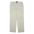FJALLRAVEN Womens Polyester White Regular Fit Straight Leg Trousers W34 L33