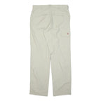 FJALLRAVEN Womens Polyester White Regular Fit Straight Leg Trousers W34 L33