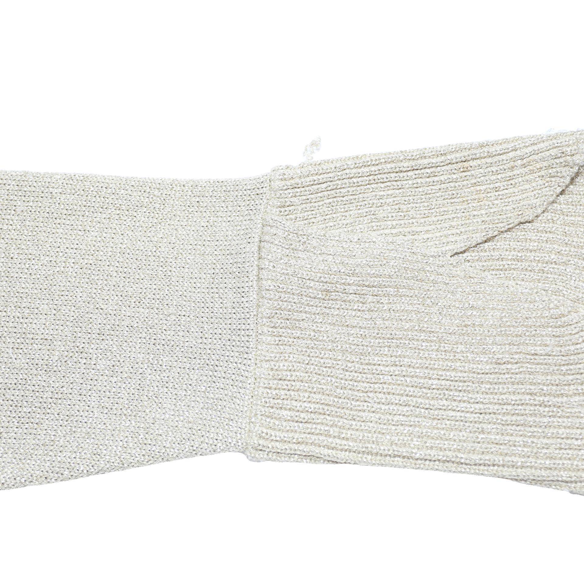 CALVIN KLEIN Womens Cream Pullover Plain Round Neck Basic Knit XL Lightweight