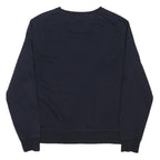 TOMMY HILFIGER Mens Navy Sweatshirt Crew Neck M Hilfiger Logo Casual Pullover