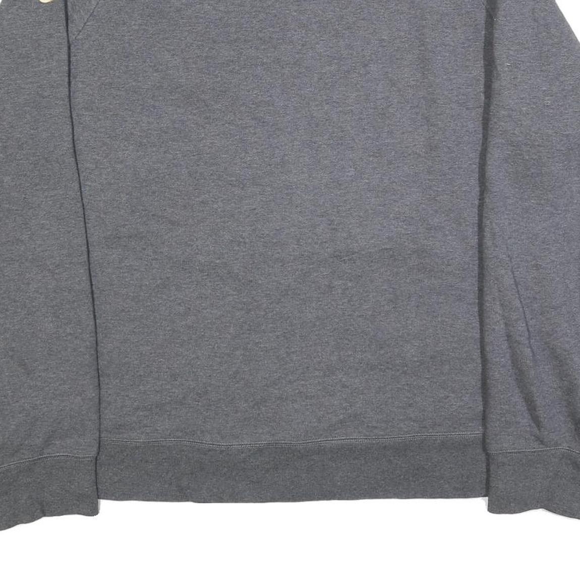 NIKE Mens Grey Colts Crew Neck XL Sweatshirt Cotton Blend Pullover Sportswear