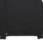 CHAMPION Mens Black Ball U Crew Neck M Cotton Blend Sweatshirt Casual Pullover