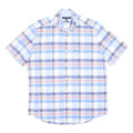TOMMY HILFIGER Mens Blue & Red Plaid Shirt M Classic Cotton Button Down