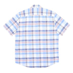 TOMMY HILFIGER Mens Blue & Red Plaid Shirt M Classic Cotton Button Down