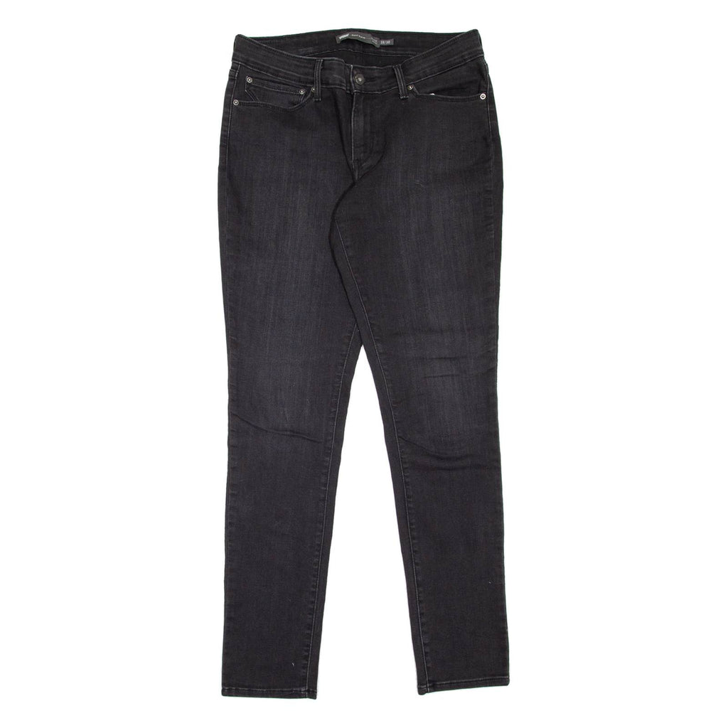 LEVI'S Mid Rise Womens Jeans Black Slim Skinny W30 L32