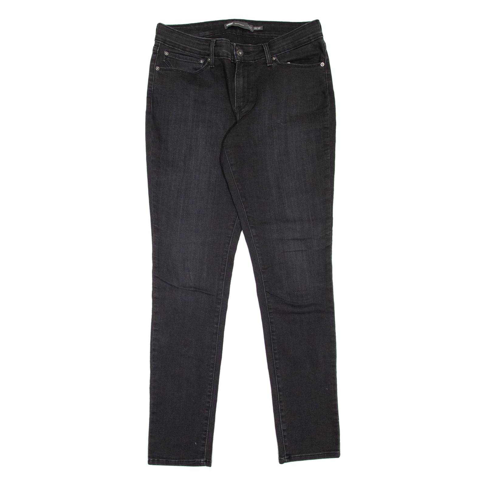 LEVI'S Mid Rise Womens Jeans Black Slim Skinny W30 L32