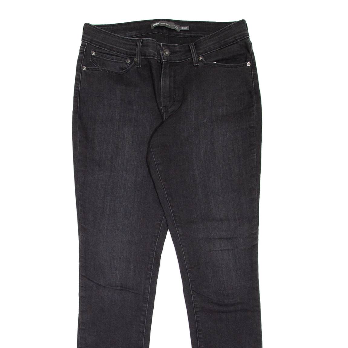 LEVI'S Mid Rise Womens Jeans Black Slim Skinny W30 L32