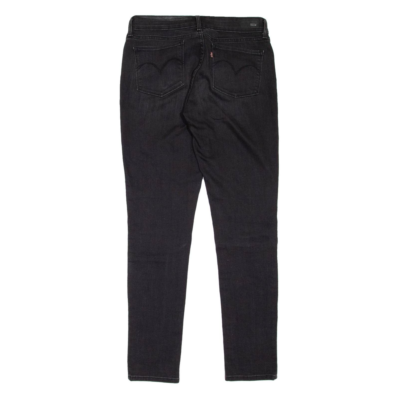 LEVI'S Mid Rise Womens Jeans Black Slim Skinny W30 L32