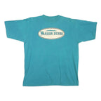PRAIRIE MOUNTAIN Mens Blue Warren Dunes Graphic T-Shirt L Crew Neck Short Sleeve