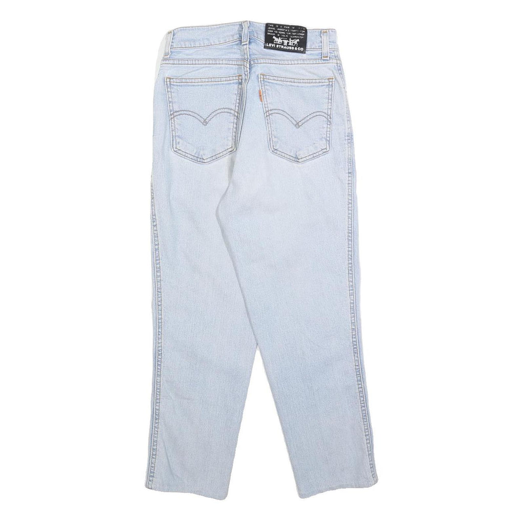 LEVI'S Womens Light Blue Regular Fit Straight Cotton Blend Jeans W26 L24 Classic