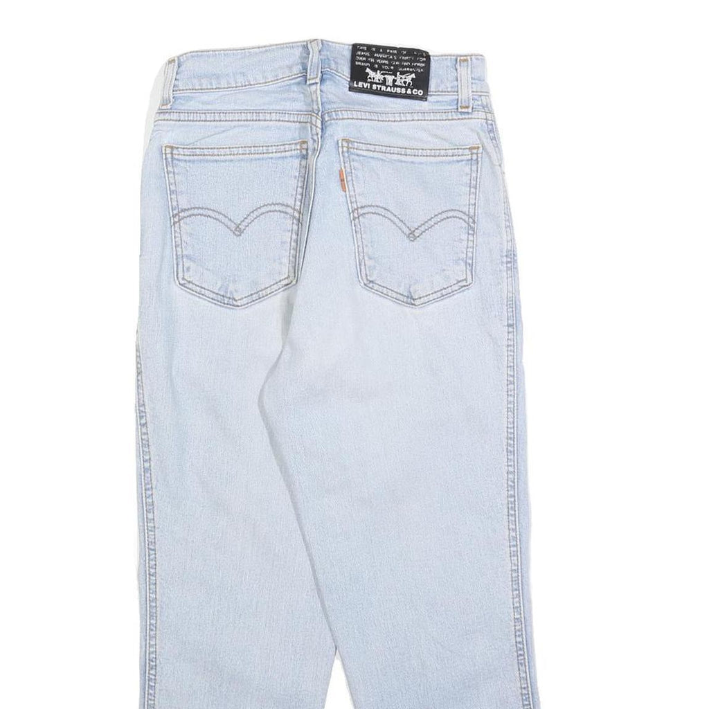 LEVI'S Womens Light Blue Regular Fit Straight Cotton Blend Jeans W26 L24 Classic
