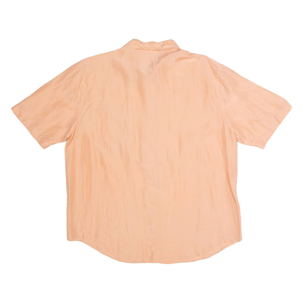 CHARLES VOGELE Womens Bodysuit Shirt Pink Collared 90s L