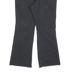 DICKIES Womens Cotton Blend Black Slim Flared Trousers W32 L26 Workwear