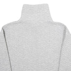 CALVIN KLEIN PERFORMANCE Womens Grey Quilted High Neck Sweatshirt M Comfortable