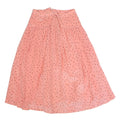 Womens Pink Skater Short Polyester Polka Dot Skirt M Casual Summer