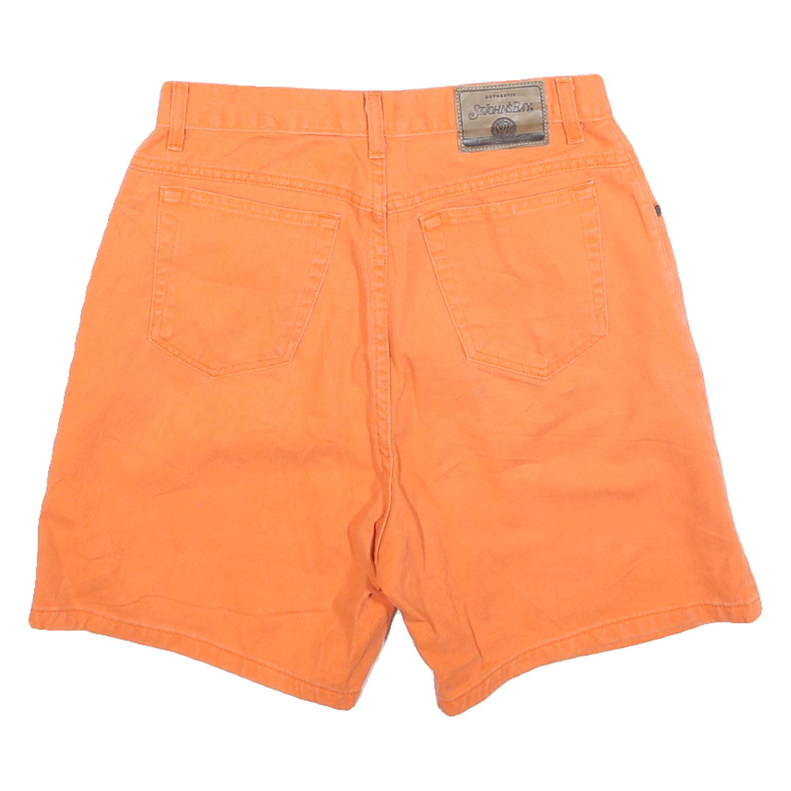 ST JOHNS BAY Womens Shorts Orange Casual S W28 Cotton Blend Comfortable Fit