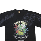 TOOLS Mens Black Rock Music Reggae Graphic T-Shirt 3XL Short Sleeve Crew Neck