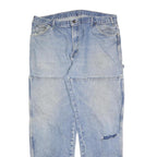 DICKIES Mens Relaxed Blue Denim Jeans W38 L34 Workwear Zip Closure