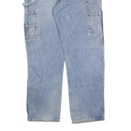 DICKIES Mens Relaxed Blue Denim Jeans W38 L34 Workwear Zip Closure