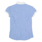 TOMMY HILFIGER Womens Shirt Blue Gingham S