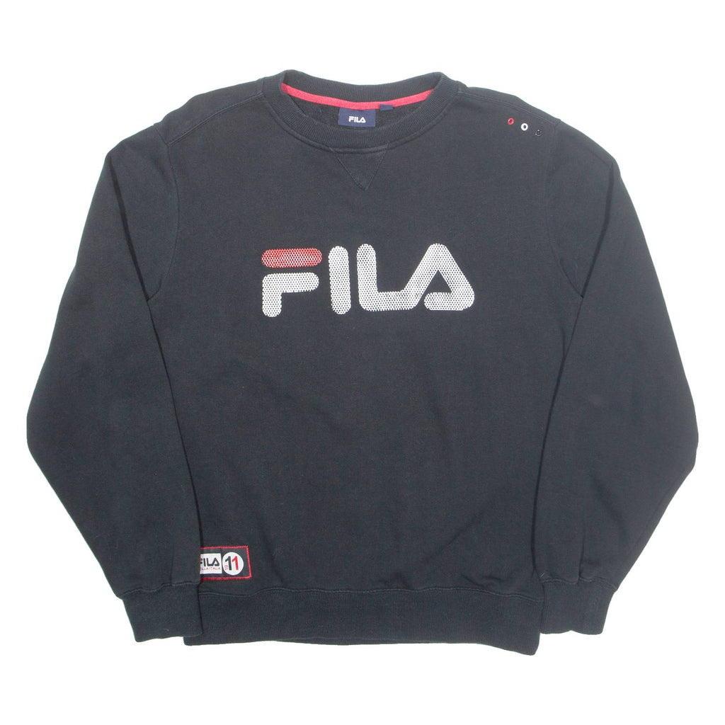 FILA Mens Sweatshirt Black S