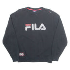FILA Mens Sweatshirt Black S