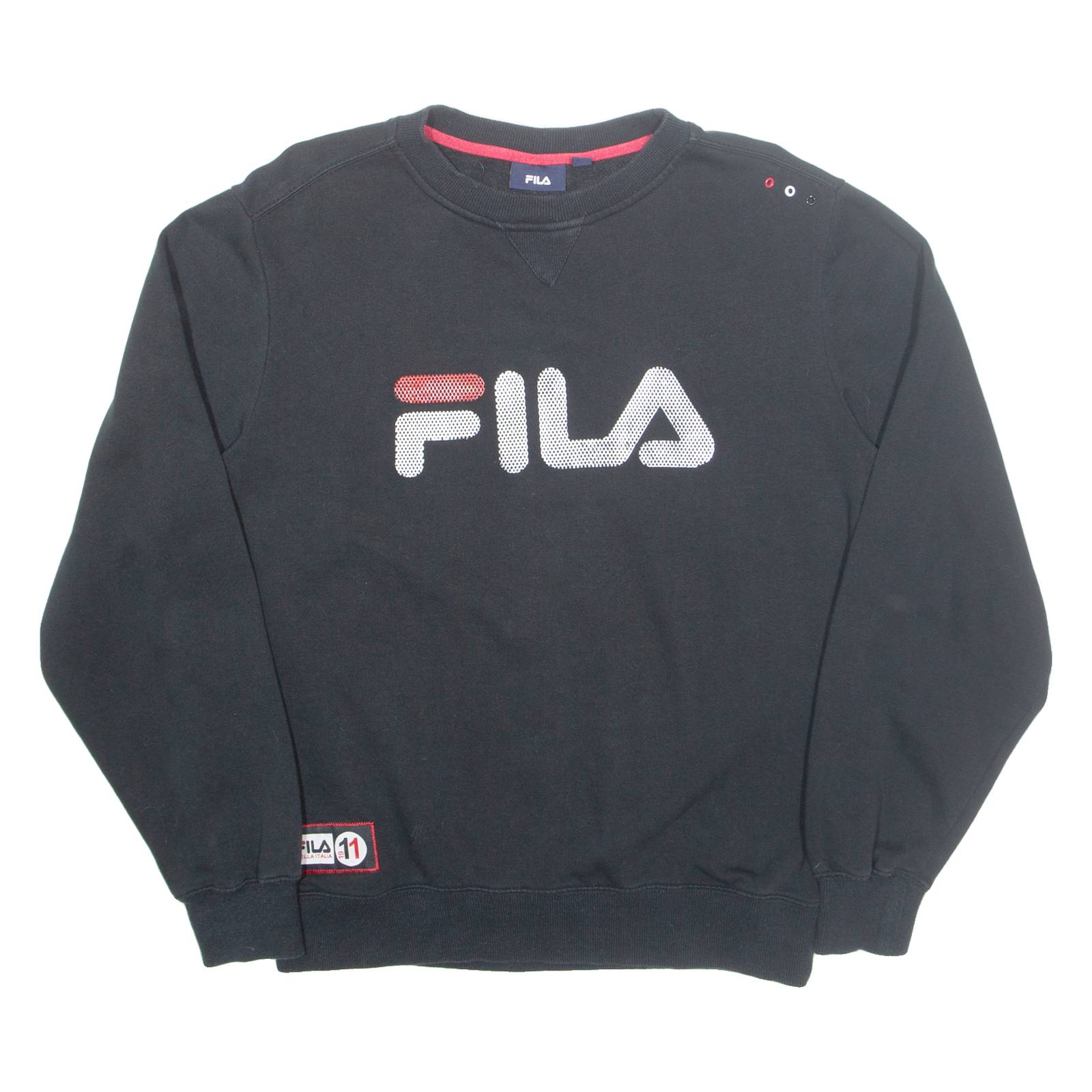 FILA Mens Sweatshirt Black S