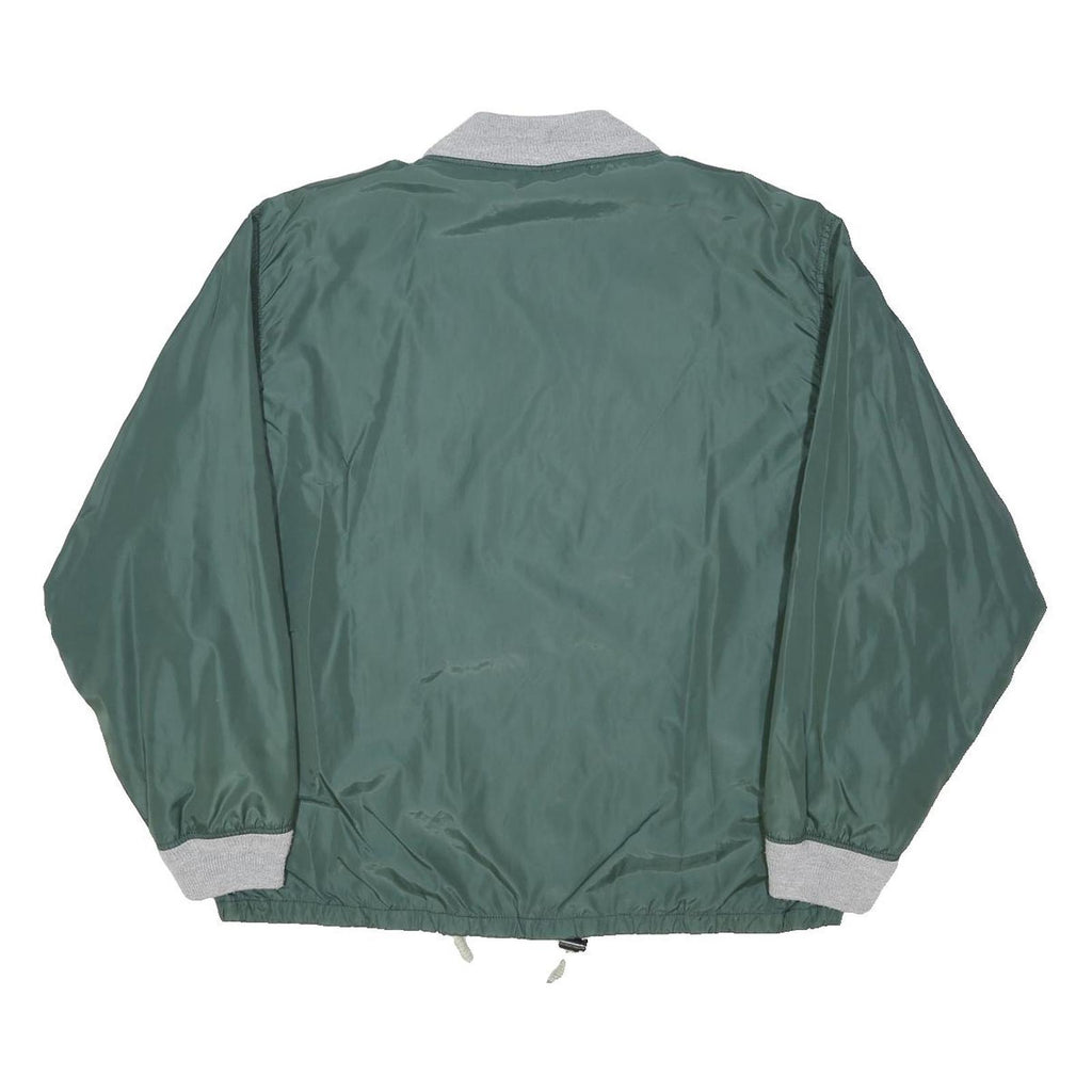 LEVI'S Mens Green Bomber Jacket M Polyester Plain Zip Casual Sportswear