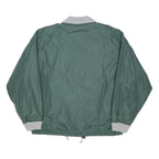 LEVI'S Mens Green Bomber Jacket M Polyester Plain Zip Casual Sportswear