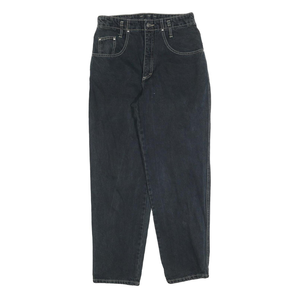 NO SPIRIT Womens Jeans Black Relaxed Straight Denim Medium W28 L30 Casual
