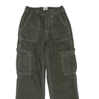 BDG Womens Regular Green Cargo Denim Jeans W26 L29 Utility Pockets Zip
