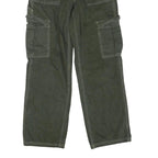 BDG Womens Regular Green Cargo Denim Jeans W26 L29 Utility Pockets Zip