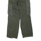 BDG Womens Regular Green Cargo Denim Jeans W26 L29 Utility Pockets Zip