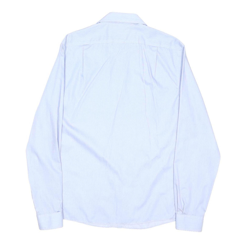 TOMMY HILFIGER Mens Blue Shirt Button Down Collar M Cotton Blend