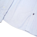 TOMMY HILFIGER Mens Blue Shirt Button Down Collar M Cotton Blend