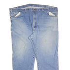 DICKIES Mens Blue Regular Fit Denim Jeans W50 L30 Zip Cotton Blend Comfort