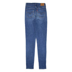 LEVI'S 721 BIG E High Rise Womens Jeans Blue Slim Skinny W25 L32