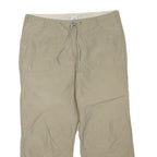 COLUMBIA Womens Regular Beige Trousers W34 L24 Outdoor Casual Zip Closure