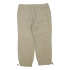 COLUMBIA Womens Regular Beige Trousers W34 L24 Outdoor Casual Zip Closure