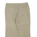 COLUMBIA Womens Regular Beige Trousers W34 L24 Outdoor Casual Zip Closure