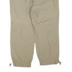COLUMBIA Womens Regular Beige Trousers W34 L24 Outdoor Casual Zip Closure