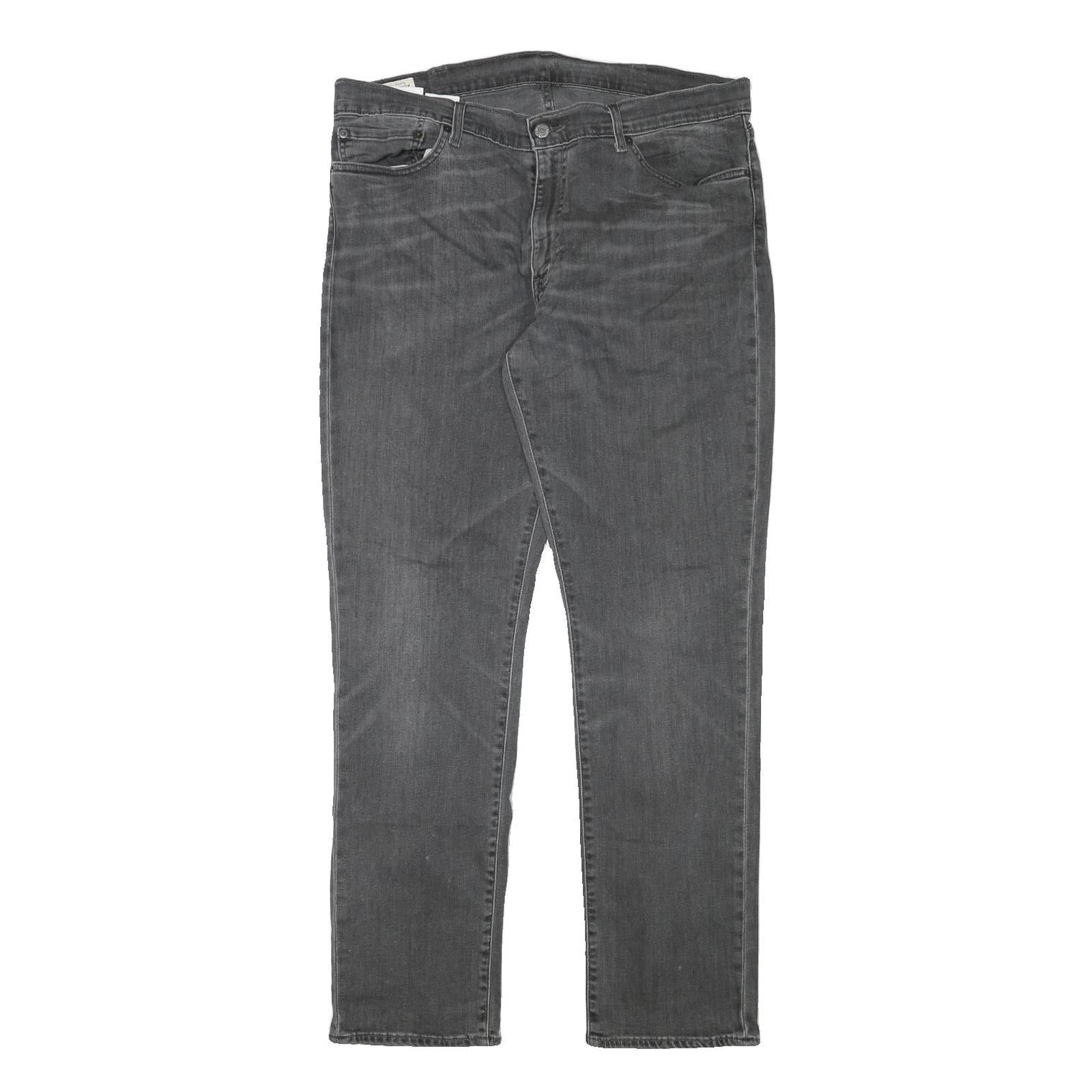 LEVI'S 511 Mens Jeans Black Slim Skinny Denim Medium W37 L31 Zip Closure