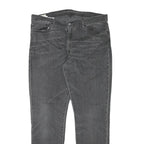 LEVI'S 511 Mens Jeans Black Slim Skinny Denim Medium W37 L31 Zip Closure