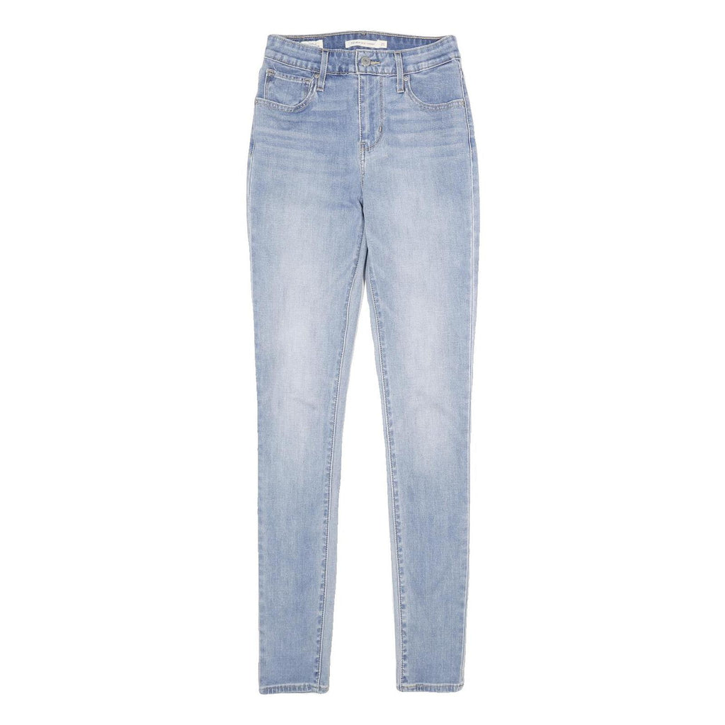 LEVI'S 721 High Rise Skinny Womens Jeans Blue Slim Skinny Denim Light W25 L32