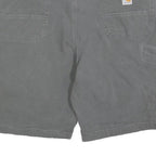 CARHARTT Mens Shorts Grey Relaxed Fit XL W40 Workwear Utility Cotton Blend