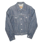 LEVI'S Womens Blue Denim Jacket M Cotton Classic Button Casual Lightweight