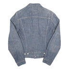 LEVI'S Womens Blue Denim Jacket M Cotton Classic Button Casual Lightweight